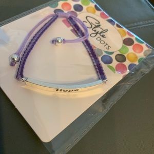 Style Dots Giving Circle Cancer Support Braclet